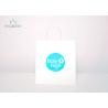 Buy cheap White Paper Handled Takeaway Paper Bags Logo Printing For Daily Products from wholesalers