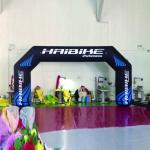 Custom outdoor inflatable entrance start finish line arch for advertising