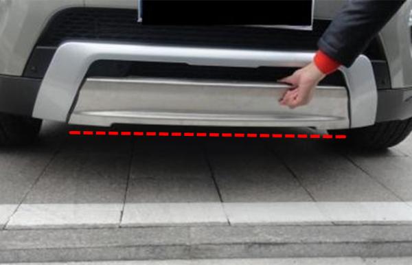 Buy cheap Polished Steel Front and Rear Bumper Body Kits For Range Rover Evoque Sport 2012 from wholesalers