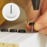 Buy cheap 16mm Furniture Feet Nail In White Pe Plastic And Zinc Plated Nail For Wood Furniture Leg from wholesalers