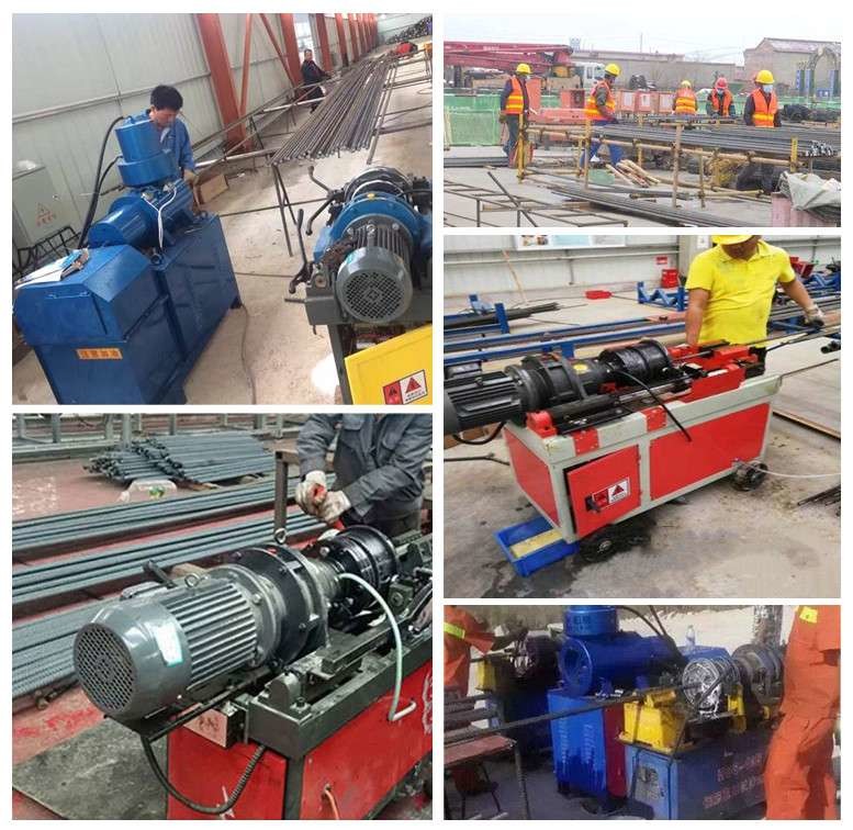 ISO Roll Thread Machine Automatic Construction Works Rebar Screw