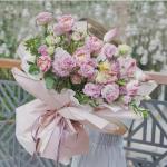 50g Waterproof Plastic Bouquet Packaging Paper for Korean Gift Wrapping