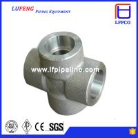 Buy cheap 3000 LBS Carbon Steel Forged Pipe Fitting Socket Weld Cross product