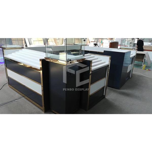 Buy cheap Monomer Design Glass Watch Cabinet Display For Stores EPE Cotton Packaging from wholesalers