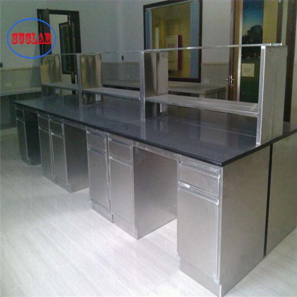 Buy cheap School Stainless Steel Lab Bench Floor Mounted Alkali Resistant from wholesalers
