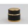 Buy cheap Aluminum Black Blue Glass Cosmetic Jars Cream Packaging High End Luxury from wholesalers