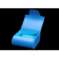 Buy cheap Blue Cardboard Women Watch Box With Stitching Gift Packaging Durable 110 * 110 * product