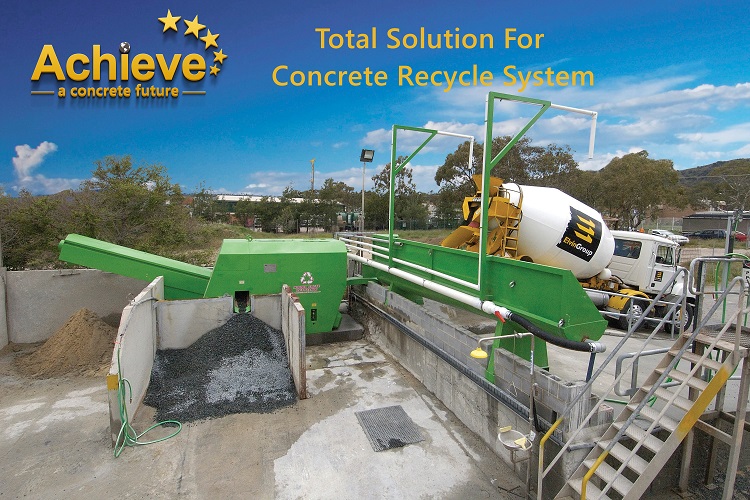 CR-150 CONCRETE RECYCLE SYSTEM Concrete recycler Ready mix reclaimer