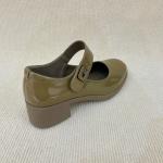 Fashion Women'S Business Casual Heels U Knot Brown Heels For Women