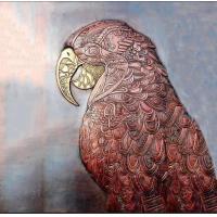 Buy cheap Eagle Copper Relief Sculpture , Metal Wall Sculpture For Public Art Decoration product