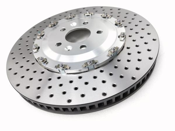 Buy cheap 21in Wheel Drilled Perforated Brake Disc 405*34mm Grey Cast Iron HT250 from wholesalers