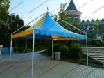 Wind Resistant Pagoda Party Tent Blue And Yellow Colorful PVC Roof Cover For