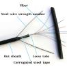 Buy cheap OUTDOOR SINGLEMODE OVERHEAD ARMORED FIBRE OPTICAL CABLE GYXTW 2 6 8 12 CORE FIBER OPTIC CABLE from wholesalers