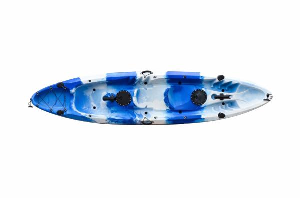 Buy cheap LLDPE Double Recreational Touring Kayak , Two Person Fishing Open Water Kayak Large Cockpit from wholesalers