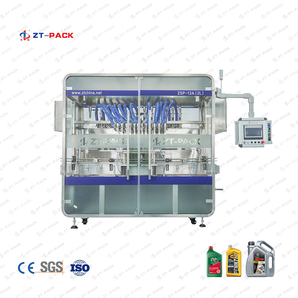 380v 4 Litre Brake Oil Filling Machine 6000bph 6 Head Liquid Filling Machine