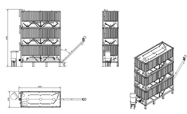 Buy cheap Horizontal Cement Warehouse Of Iron Dry Powder Mortar Mixer Factory from wholesalers
