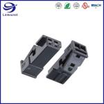 MQS 2.54mm Socket 18 - 24 AWG Black Connector For Automotive Wiring Harness