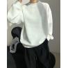 Buy cheap OEM Apparel Winter Oversized Ladies Round Neck Hoodies Losse Long Sleeves Tops from wholesalers