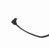 Buy cheap 110 SATA Cable 7PIN/250mm/26AWG SATA 3.0 High Speed SSD Serial Cable 90° Elbow Side Connector With Shrapnel from wholesalers