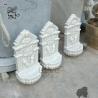 Buy cheap Marble Church Baptismal Font Catholic Holy Water Font Wall Hanging Fountain White Stone Handcarved from wholesalers