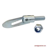 Buy cheap M12 Zinc plate Bolt on type Antiluce Fasteners for Trailer and tailgates product