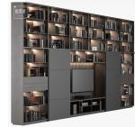 Living Room TV Shelves With Display Storage Cabinets And Drawers