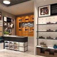 Buy cheap Electroplate Shoe Display Racks EPE Foam Packaging Footwear Store Stand product