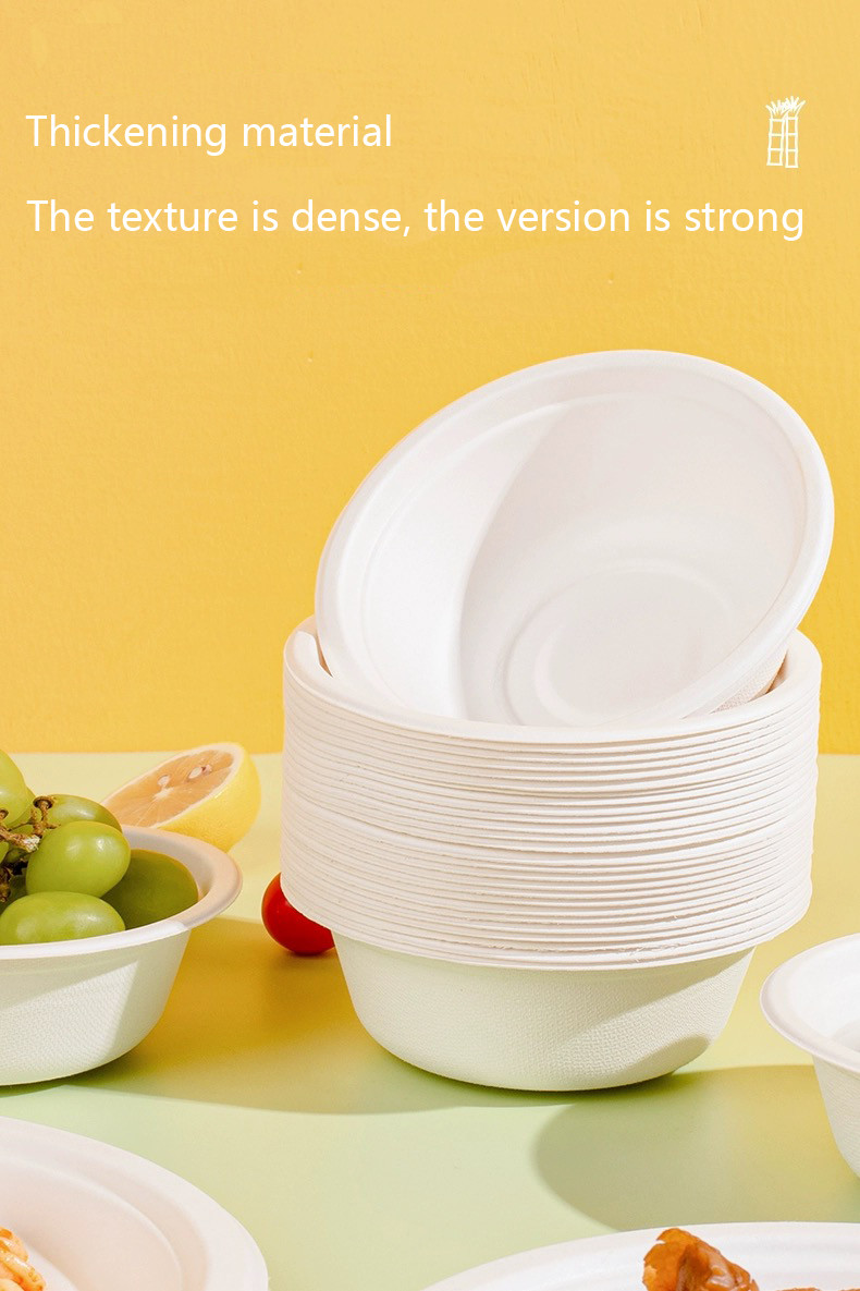 Eco-friendly Pulp Burger Box Clamshell Tableware Set Bagasse Takeaway Box Biodegradable Food Packing Container