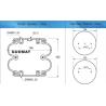 Buy cheap FD70-13 Contitech Air Bellows M8 2B7070 Industrial Air Bags G1/4 from wholesalers