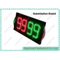 Buy cheap Electronic Player Substitution Board For Football , Double Sided Substitution product