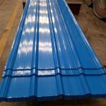 0.426mm blue color single steel 840mm corrugated roofing sheets 5 meters for