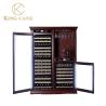 Buy cheap Glass Door American Oak Raw Materials Free Standing Wine Cabinet from wholesalers