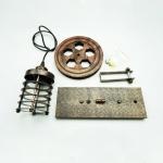 Industry bedside aisle corridor wind vintage E27 lifting pulley wall lamp （WH-VR