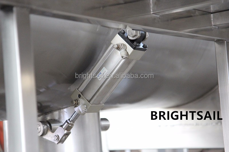 5.5 KW Powder Ribbon Blender Mixer Automatic Carbon Steel