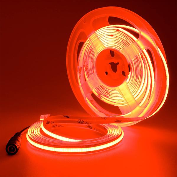 Buy cheap Hotel COB LED Strip Light 12V 24V 8mm 10mm 480 LEDs Red for Indoor and Outdoor Decor from wholesalers