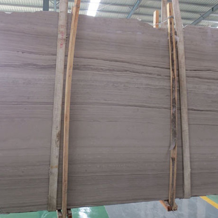 Hot selling big slab polished wood grain marble tile
