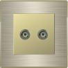 Buy cheap Villa / Home Multimedia Wall Socket 86mmx86mm Variety Materials from wholesalers