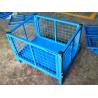 Buy cheap Galvanized / Powder Coating Metal Pallet Cages For Small Parts Storage from wholesalers