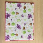Sinlge packed 1pc Microfiber printeted water absorb dish mat kitchen water pad