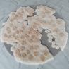 Buy cheap Pure Handmade Wool Irregular Rugs For Living Room 1000*1000mm from wholesalers