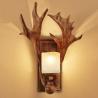 Buy cheap Vintage wall lamp living room bedside bedroom art wall light aisle cafe corridor hotel restaurant antler lamp (WH-VR-68 from wholesalers