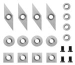 Replacement Tungsten Carbide Woodworking Tools CNC Carbide Inserts Diamond