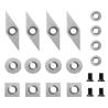 Buy cheap Tungsten Carbide Square Turning Inserts 15x15x2.5-30°R150 from wholesalers