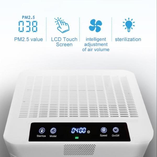 Buy cheap PM2.5 600CFM WiFi Air Purifiers 150W Portable Air Scrubber With UV Light from wholesalers