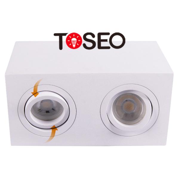 Buy cheap HOTEL SURFACE MOUNTED DOWNLIGHT SQUARE PURE ALUMINIUM CEILING LIGHTS from wholesalers