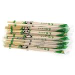 20cm Natural Customized Logo Round Disposable Bamboo Chopstick With Toothpicks