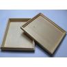 Buy cheap Custom Logo Wooden Wedding Photo Album Box , Wooden Photo Box With Hinged Lid / Lock from wholesalers