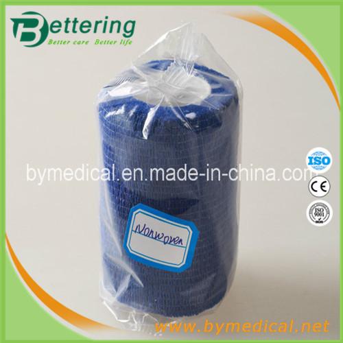 Buy cheap Blue colour Medical non woven cohesive bandage self adherent bandage from wholesalers