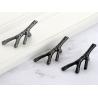 Buy cheap Wardrobe North European forest Drawer Handles And Knobs 96mm Black Dresser Pulls Grey Furniture Handles from wholesalers