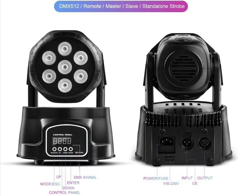 DMX RGBW LED Slim Flat Par Can Light for DJ Stage Moving Head Stage Light in Guangdong